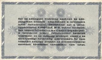 1946. 10.000AP - 1.000.000AP (15x) variációkkal T:vegyes