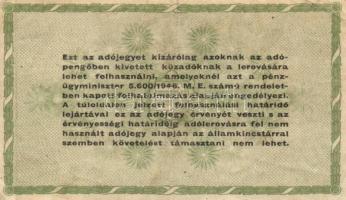 1946. 10.000AP - 1.000.000AP (15x) variációkkal T:vegyes