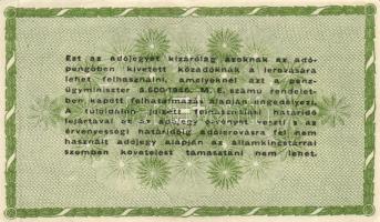 1946. 10.000AP - 1.000.000AP (15x) variációkkal T:vegyes