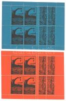 1911 Nemzetközi Vasgépipari kiállítás 4 db klf színű nyolcas kisív