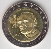 Lengyelország 2011. 2 "II. János Pál pápa" PRÓBA T:PP Poland 2011. 2 Euro "Pope John Paul II" TRIAL C:PP