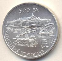 Szlovákia 2007. 500K Ag "Komáromi Erőd" T:BU
Slovakia 2007. 500 Korun Ag "Fortress at...