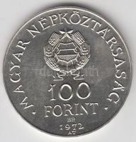 1972. 100Ft Ag "Pest és Buda egyesítése" T:BU