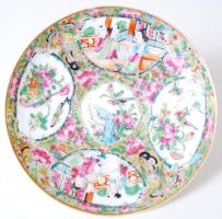 Kézzel festett kínai tálka / Hand painted Chinese plate, d: 12cm