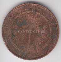 Ceylon 1892. 1P "Viktória" T:3
Ceylon 1892. 1 Peso "Victoria" C:F