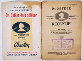 2db szakácskönyv: Czifray István szakács mester' magyar nemzeti szakácskönyve, Pesten, 1840, re...