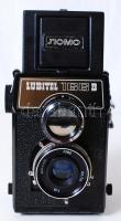 Lomo Lubitel 166B TLR kétobjektíves tükörrefexes fényképezőgép 6x6-os rollfilm formátummal, lencsevé...