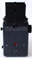 Lomo Lubitel 166B TLR kétobjektíves tükörrefexes fényképezőgép 6x6-os rollfilm formátummal, lencsevé...