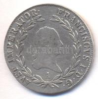 Ausztria 1809A 20Kr Ag I.Ferenc T:2-,3 Austria 1809A 20 Kreuzer Ag "Franz I" C:VF,F