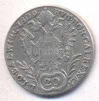 Ausztria 1809A 20Kr Ag I.Ferenc T:2-,3
Austria 1809A 20 Kreuzer Ag "Franz I" C:VF,F