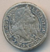 Ausztria  1699IA 3Kr Ag "I.Lipót" Graz T:3 Austria  1699IA 3 Kreuzer Ag "Leopold I" Graz C:F