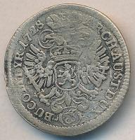 Ausztria 1728. 3 Kr Ag "VI.Károly" T:3
Austria 1728. 3 Kreuzer Ag "Karl VI" C:F