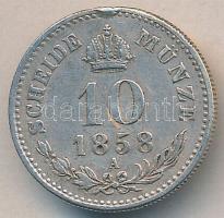 Ausztria 1858A 10Kr Ag "Ferenc József" T:2-
Austria 1858A 10 Kreuzer Ag "Franz Joseph...