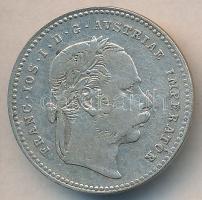 Ausztria 1868. 20Kr Ag T:3 Austria 1868. 20 Kreuzer Ag C:F