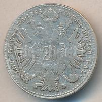 Ausztria 1868. 20Kr Ag T:3
Austria 1868. 20 Kreuzer Ag C:F