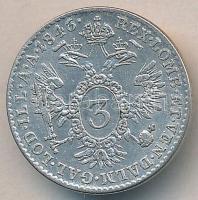Ausztria 1846A 3Kr Ag T:2-,3
Austria 1846A 3Kr Ag C:VF,F