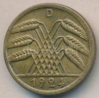 Német Birodalom/Weimari Köztársaság 1924D 50RPf T:2,2- Germany/Weimar Republic 1924D 50 RentenPfennig C:XF,VF