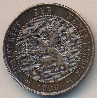 Hollandia 1906. 2 1/2c T:2
Netherlands 1906. 2 1/2 cent C:XF