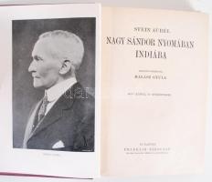 Magyar Földrajzi Társaság Könyvtára: Stein Aurél - Nagy Sándor nyomában aranyozott kiadói egészvászo...