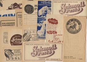 1920-as évek 18 db magyar számolócédula