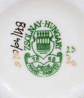 Zsolnay Lepkés váza, kézzel festett, jelzett, hibátlan, m:16 cm/ Zsolnay porcelain vase