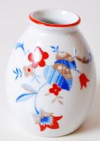 Zsolnay mini váza, matricás, hibátlan, jelzett, m:10 cm / Zsolnay porcelain mini vase