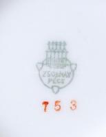 Zsolnay mini váza, matricás, hibátlan, jelzett, m:10 cm / Zsolnay porcelain mini vase