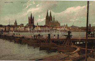 Köln - 4 db hajtatlan panorámalap / 4 unfolded panoramacards