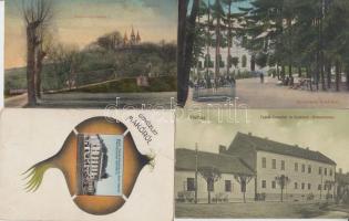 8 db régi képeslap a történelmi Magyarország területéről