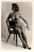 Nude photo postcard