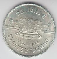 Ausztria 1980. 500Sch Ag "25 éves az Államszerződés" T:2 Austria 1980. 500 Schilling Ag "25th Anniversary - State Treaty" C:XF