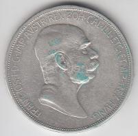 Ausztria 1908. 5K Ag "Jubileum" T:3 Austria 1908. 5 Corona Ag "Jublilee" C:F