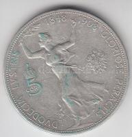 Ausztria 1908. 5K Ag "Jubileum" T:3
Austria 1908. 5 Corona Ag "Jublilee" C:F