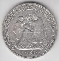 1907KB. 5K Ag "Koronázási évforduló" T:3