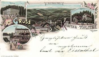 1897 Krapinske Toplice, Krapina Töplitz litho (EK)