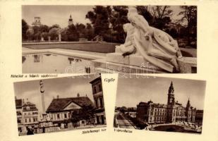 Győr hősi emlékművel