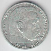 Német 3. Birodalom 1939A 2M Ag "Hindenburg" T:2- German Third Reich 1939A 2 Marks Ag "Hindenburg" C:VF