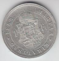 1883KB 1Ft Ag "Barokk címer" T:2,2-