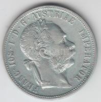 Ausztria 1879. 1Fl Ag "Ferenc József" T:2,2- Austria 1879. 1 Florin Ag "Franz Joseph" C:XF,VF