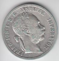 Ausztria 1886 1Fl Ag "Ferenc József" T:2- Austria 1886. 1 Florin Ag "Franz Joseph" C:VF
