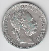Ausztria 1888 1Fl Ag "Ferenc József" T:2,2- Austria 1888. 1 Florin Ag "Franz Joseph" C:XF,VF