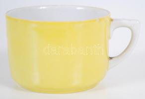 Cca 1920 Zsolnay hiányos kávés készlet plusz váza és egy fém tálca. A készlet jelzett, hibátlan, a c...