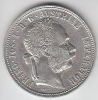 Ausztria 1889. 1Fl Ag "Ferenc József" T:2,2- Austria 1889. 1 Florin Ag "Franz Joseph" C:XF,VF