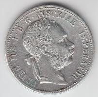 Ausztria 1878. 1Fl Ag "Ferenc József" T:2- Austria 1878. 1 Florin Ag "Franz Joseph" C:VF