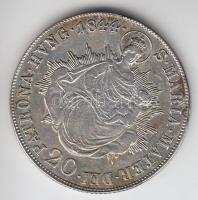1844B 20Kr Ag "I. Ferdinánd" T:2