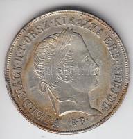 1848KB 20Kr Ag "V. Ferdinánd / Madonna" T:1-,2 szennyeződés