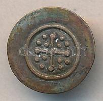 1141-1162. Denár Ag "II. Géza" (0.19g) T:1- Hungary 1141-1162. Denar Ag "Geza II" (0.19g) C:Unc patina Huszár 123.,Unger I.: 70.(?).