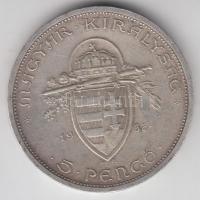 1938. 5P Ag "Szent István" T:2