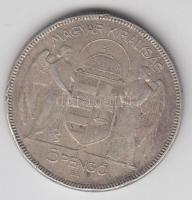 1930. 5P Ag "Horthy-jobbra" T:3