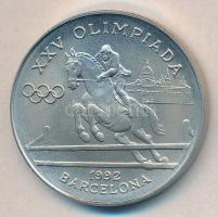 1992. "Nyári Olinmpia - Barcelona / Téli Olimpia - Albertville" fém emlékérem T:1 1992. "Summer Olympics Games - Barcelona / Winter Olympics Games - Albertville" metal commemorative medallion C:UNC
